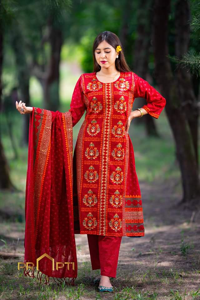 Unstitch Three Piece-P0257
